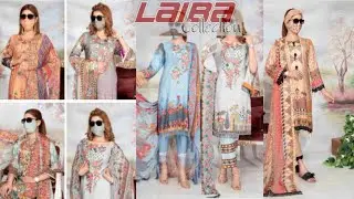 Laiba Collection  *Staple Digital*Embroidery Gala* Pure Digital Multihead Cutwork Dupatta