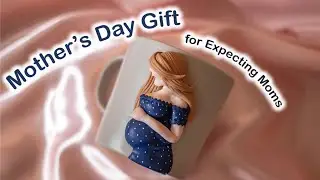Mother's Day Gift For Expecting Mothers | Polymer Clay Mug