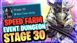 6 SECOND TEAM STILL WORKS!!! SHREDDER EVENT DUNGEON SPEED FARM | RAID: SHADOW LEGENDS