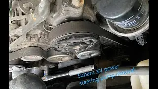 subaru xv hydraulic pump removal