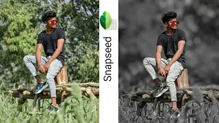 Snapseed Blue Background Change // dslr photo / Dark Tone Effect Effect Photo Editing 2020