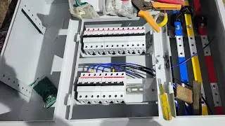 distribution panel board 200amp mcb wiring