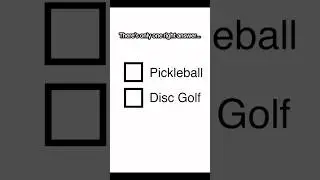 This might upset some people&hellip;(my wife) #discgolf #pickleball #frisbeegolf #funny