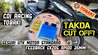 LC135 Cdi Racing Tobaki Takda Cut Off? Edisi Feedback Ekzos Apido Cutting Standard 35mm Padu!