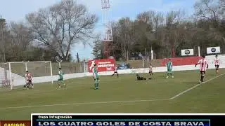 Cuatro goles de costa ante At Catrilo