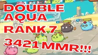 Rank 7 3421 MMR Plant Arco Scarab Aqua Spiky Wing Koi Aqua | Season 20 | Axie Infinity