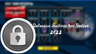 THE BEST DEFENSIVE SETTINGS AND BADGES FOR NBA2K22. NEVER SLIDE AGAIN!!!!