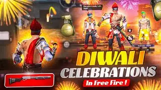 🎆 Diwali Celebration in Free Fire 🔥| Funny Moments & Crazy Gameplay! 