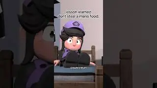 Lesson learned, don't steal a man's food #smg4 #smg3 #shortvideo  #shorts  #short