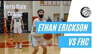 Ferris State Commit Ethan Erickson Leads FHN to District Title!