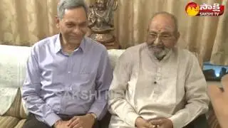 Sakshi ED Ramachandra Murthi  Meets Dada Saheb Phalke Award winner K Viswanath