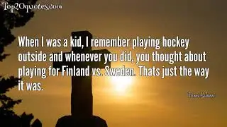 🌊 Top 5 Quotes of Teemu Selanne - Ice hockey player
