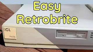 Easy Retrobrite with hair bleach