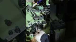 Air conditioning tube rolling groove machine #thread #rolling #pipe #metal #automatic #machine