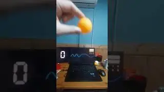 table tennis ball trajectory with opencv