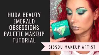 HUDA BEAUTY EMERALD OBSESSIONS Palette Makeup Tutorial