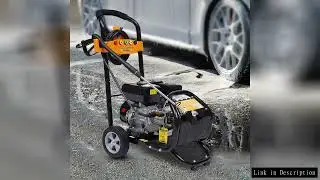 7.5HP Petrol Pressure Washer 180 Bar High Pressure Gasoline Cleaner with Nozzles & Hose for Vehicles