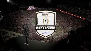 CFP First Round on ESPN/ABC intro | 9 Alabama @ 8 Oklahoma | 12/19/2025