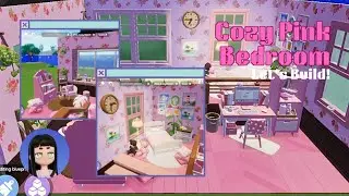HEARTOPIA | cozy pink bedroom build | interior lay out design