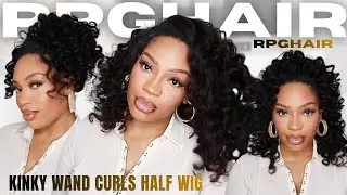 Flawless Kinky Wand Curls 3-in-1 Human Hair Wig with Invisible Hairline | RPGHAIR