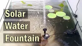 Solar Water Fountain Pump Kit for Outdoor Ponds, Patio and Aquariums - Review
