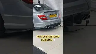 C63 LOUD! #petrolhead #mercedes #merc #c63 #c63v8 #c63amg #loudexhaust #amg #nuisance #asbo #crazy