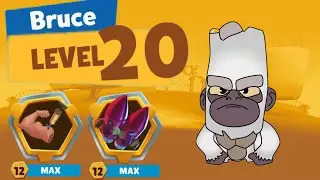 Solo Bruce MAXED LEVEL 20 Zooba Gameplay