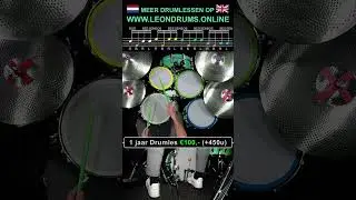 Leer drummen bij Leondrums voor 100 euro per jaar!