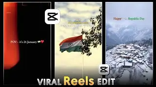 26 January Viral CapCut Video Editing | Republic Day Special Video Editing Capcut
