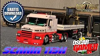 DOWNLOAD MOD GRATIS - ETS 2 1.57 - SCANIA 113H  - MAPA BR BRASIL - LINCK NA DESCRI&Ccedil;&Atilde;O