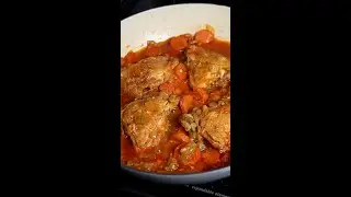 Тушеная курица