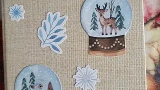 Defi boule a neige theme NOEL avce cadeaux 