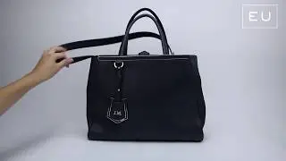 Bolsa Fendi 2 Jours Couro Preto | Etiqueta &Uacute;nica