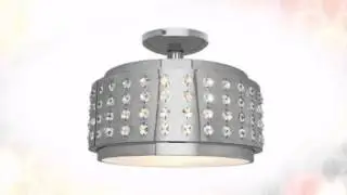 Crystal and Chrome Flushmount - elitefixtures.com