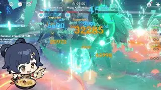 Sucrose National vs the 3 Maguu in 1 minutes - Genshin Impact 3.4