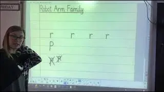 Handwriting Lesson 5 Robot Arms