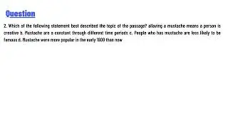 Which of the following statement best described the topic of the passage?