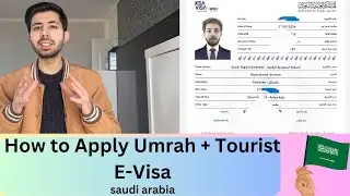 How to Apply Umrah |Tourist | E-visa of Saudi Arabia 🇸🇦|online only 85£ |Full Process UK GCC Europe
