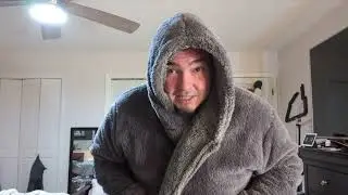 Akakios Mens Warm Fleece Robe