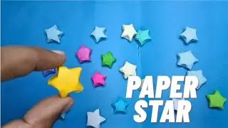 Как сделать бумажную звезду 🌟 | Простая оригами-звездочка | Поделка из бумаги
