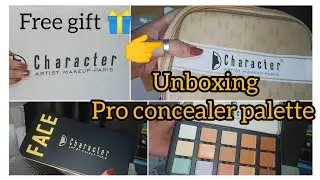 Unboxing character pro concealer palette | best concealer palette for hiding the face problems
