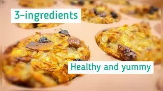 Musli banana chocolate muffins. You only need 3 ingredients. Michelle soriano vloggz