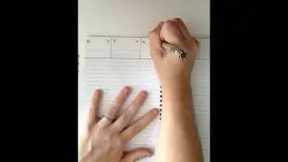 Simple Bullet Journal Set Up with Dutch Door Weekly View