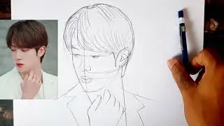 BTS Jin Drawing // BTS Drawing // BTS jin