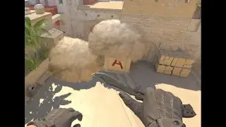 MIRAGE SMOKE: A-Site Trinity: How to cover CT, Jungle and Stairs + BONUS normal throw CT smoke.