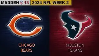 Madden NFL 13 -  2012 Chicago Bears vs. 2012 Houston Texans | 2024 NFL Week 2