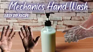 Clean, Protected Hands | DIY Mechanics Hand Wash | Pine Oil & Pumice Scrub