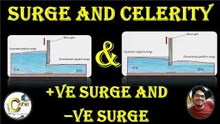 surge and celerity | open channel flow | Hydraulics | civil mantra