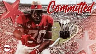 BREAKING 4-Star OL William Sanders commits to Alabama