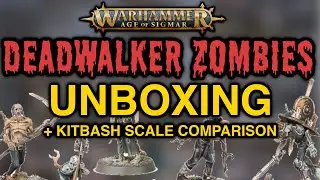 #unboxing Deadwalker Zombies by Games Workshop + Undead Kitbash scale comparison #ageofsigmar